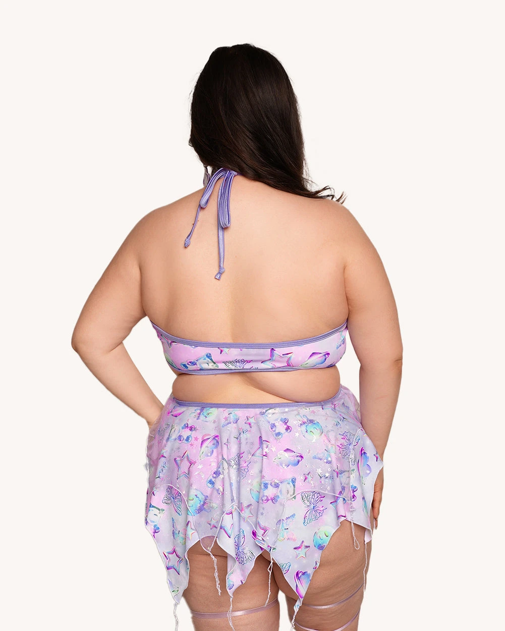 Rolita Couture X IHR Cosmic Chrome Pixie Baby Doll Dress 6 Rolita Couture X IHR Cosmic Chrome Pixie Baby Doll Dress - Image 6