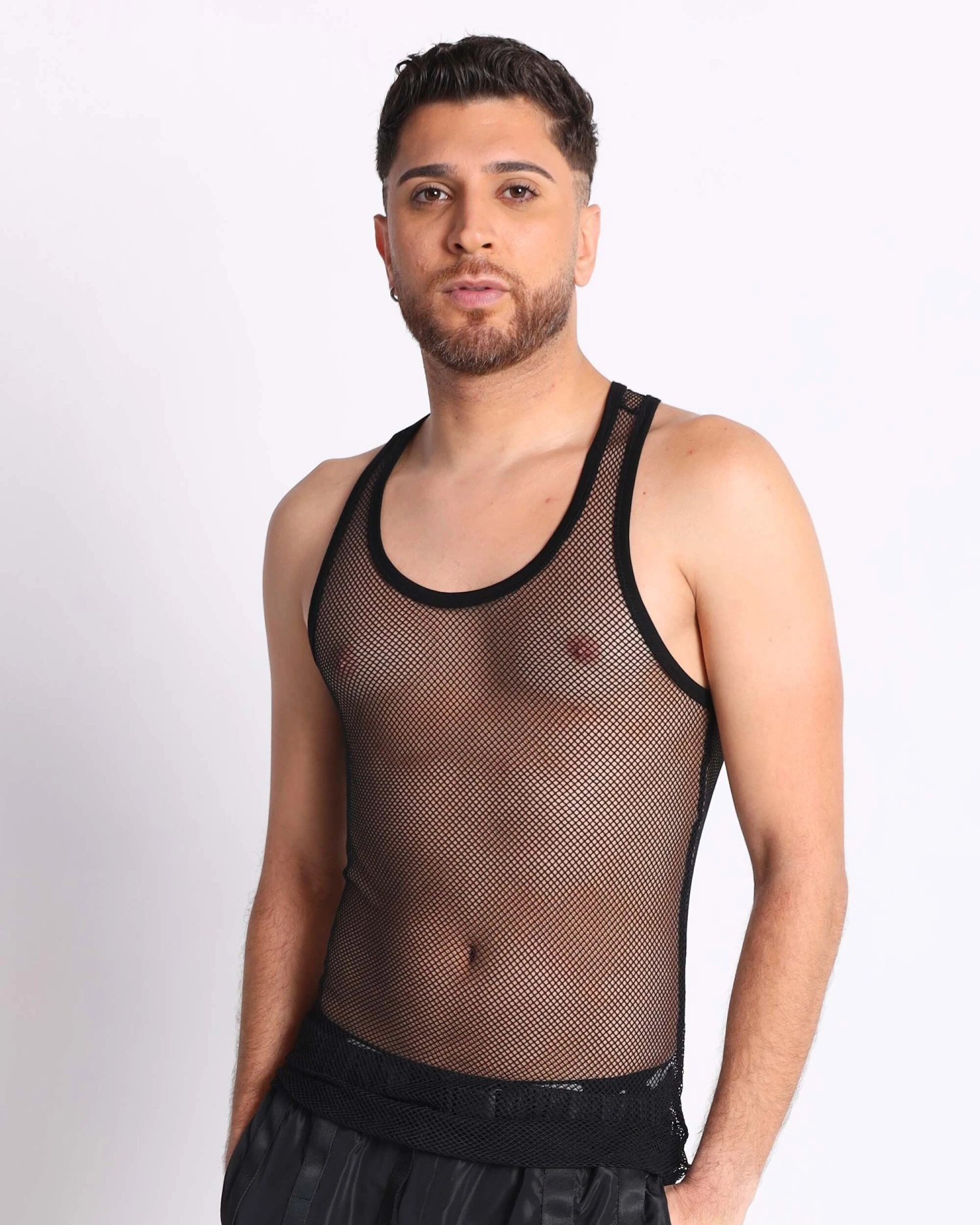 Unisex Tempest Men's Fishnet Tank 1 Unisex Tempest Men's Fishnet Tank
