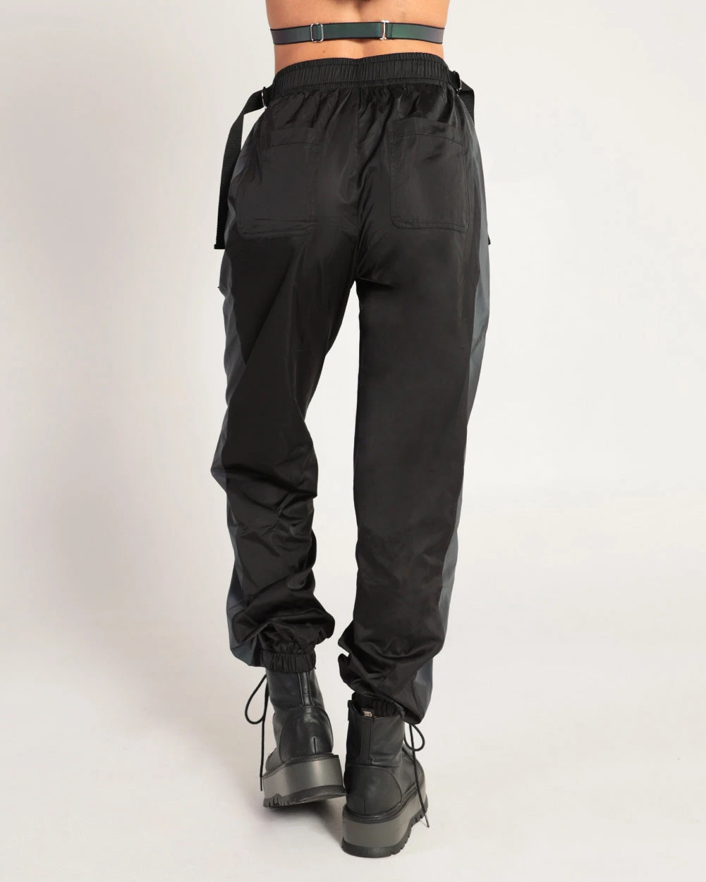 Time 2 Get Lit Rainbow Reflective Cargo Joggers 4 Time 2 Get Lit Rainbow Reflective Cargo Joggers - Image 4