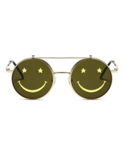 303 Vibes Smiley Sunglasses -Iheartraves Sale Store 303 Vibes Smiley Sunglass Mock1