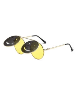 303 Vibes Smiley Sunglasses -Iheartraves Sale Store 303 Vibes Smiley Sunglass Mock2