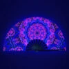 Dreamwave UV Reactive Hand Fan 4 Dreamwave UV Reactive Hand Fan -Iheartraves Sale Store 720684748 1 uv 3