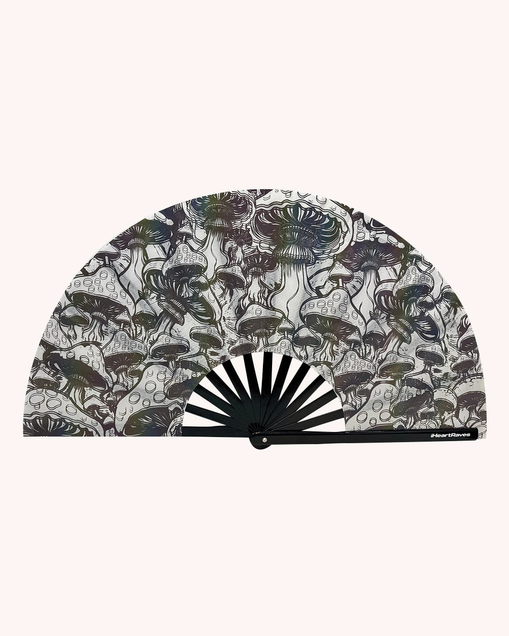 Secret Life Of Mushroom Rainbow Reflective Hand Fan 2 Secret Life Of Mushroom Rainbow Reflective Hand Fan - Image 2