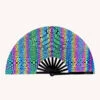 Viper Vision Rainbow Reflective Hand Fan -Iheartraves Sale Store 743468515 viper vision rainbow reflective hand fan