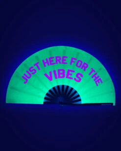 Just Here For The Vibes Hand Fan -Iheartraves Sale Store 769127914 just here for the vibes hand fan 2