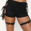 Make Up Or Break Up Lace Shorts -Iheartraves Sale Store All My Loving Lace Shorts Front