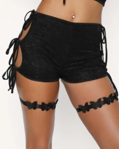 Make Up Or Break Up Lace Shorts