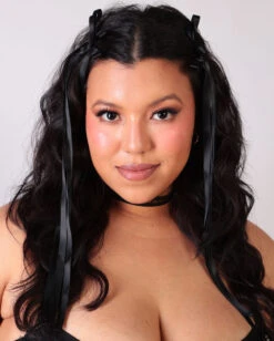 Baby Doll Ribbon Bow Hair Clips -Iheartraves Sale Store Baby Doll Ribbon Hair Clip Black Side