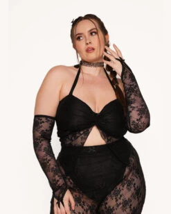 Backstage At The Yuma Lace Sleeve Top -Iheartraves Sale Store Backstage at the Yuma Lace Sleeve Top C1 Front