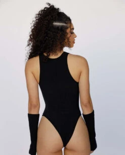 Bass Destruction Cutout Bodysuit -Iheartraves Sale Store Bass Destruction Cutout Bodysuit Black Back