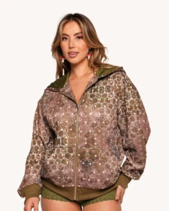 Beneath The Trees Zip Up Hoodie