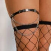 B*tch Don't Kill My Vibe Single Chain Leg Garter