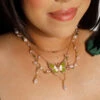 Butterfly Landing Necklace -Iheartraves Sale Store Butterfly Landing Necklace Front 9f452a46 ccec 4052 ae19 ade3a1ac9a5c