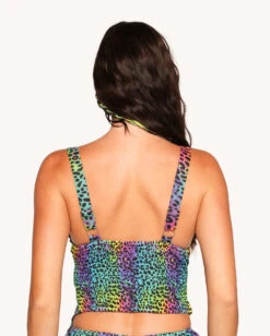 Cosmic Jungle Top -Iheartraves Sale Store Cosmic Jungle Top Back