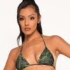 Cyber Matrix Bikini Top -Iheartraves Sale Store Cyber Matrix Bikini Top Front