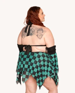 Demon's Mercy Mesh Dress With Sleeves -Iheartraves Sale Store Demon s Mercy Dress with Sleeves C1 Back