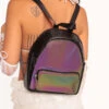 Digital Lollipop Anti-Theft Rainbow Reflective Hydration Pack 5 Digital Lollipop Anti-Theft Rainbow Reflective Hydration Pack -Iheartraves Sale Store Digital Lollipop Rainbow Reflective Mini Hydration Pack Front