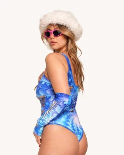 Distorted Dream Bodysuit With Sleeves 7 Distorted Dream Bodysuit With Sleeves -Iheartraves Sale Store Distorted Dream Bodysuit with Sleeves Back