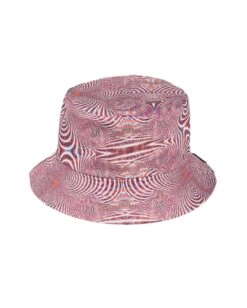 Distortion Reversible Bucket Hat With Stash Pocket