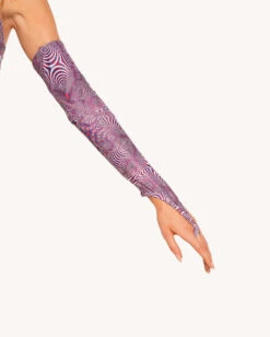 Distortion Bodysuit With Sleeves -Iheartraves Sale Store Distortion Bodysuit With Sleeves Detail