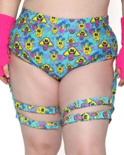 Electric Tripp Bottoms -Iheartraves Sale Store Electric Tripp Bottoms C1 Front