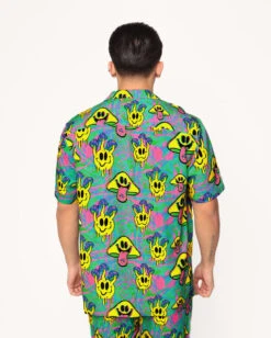 Electric Tripp Camp Shirt 6 Electric Tripp Camp Shirt -Iheartraves Sale Store Electric Tripp Camp Shirt Back