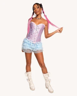 Fairy Frequency Corset Top -Iheartraves Sale Store Fairy Frequency Corset Top Full