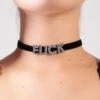 F*ck Rhinestone Choker 4 F*ck Rhinestone Choker -Iheartraves Sale Store Fck Rhinestone Choker Black Silver Front 7cfec536 4ed6 4534 9496 7b7cdea47b1f