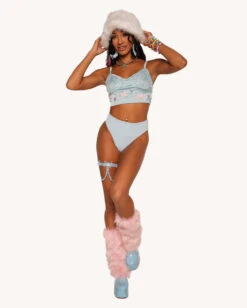 Flawless Victory Bottoms - Baby Blue -Iheartraves Sale Store Flawless Victory Bottoms BBlue Full