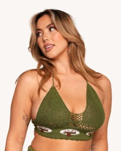 Forest Floor Mushroom Crochet Top