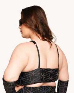 Glowkeeper Rainbow Reflective Top With Sleeves -Iheartraves Sale Store Glowkeeper Top with Sleeves C1 Back