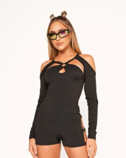 Good Times Romper -Iheartraves Sale Store Good Times Romper Front