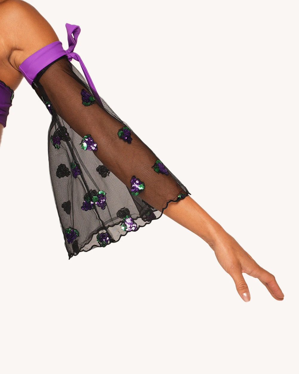 Grape Jelly Top With Sleeves 3 Grape Jelly Top With Sleeves - Image 3