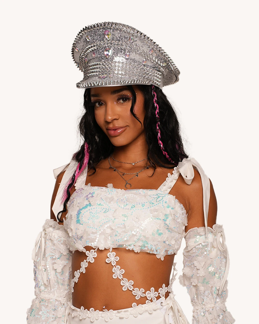 Heaven's Forever Floral Shoulder Tie Top With Sleeves 4 Heaven's Forever Floral Shoulder Tie Top With Sleeves - Image 4