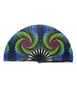 Hypno UV Reactive Hand Fan