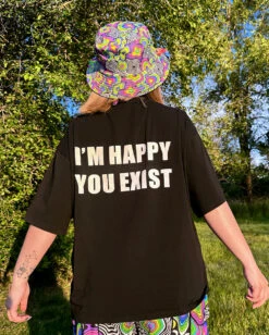 Leblunt X IHR I'm Happy You Exist Oversized Tee