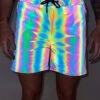 Rainbow Frequency Men's Reflective Shorts -Iheartraves Sale Store IMG 7865 bcd8bab9 b5ce 4faf 837b e5a921317263