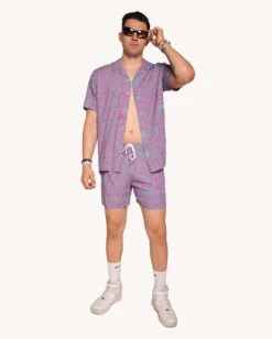 Infinite Awareness Camp Shorts -Iheartraves Sale Store Infinite Awareness Camp Shirt Full