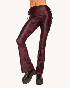 Infinite Matrix Bell Bottoms -Iheartraves Sale Store Infinite Matrix Bell Bottoms Front