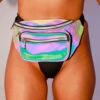 Iridesca Rainbow Reflective Fanny Pack 11 Iridesca Rainbow Reflective Fanny Pack -Iheartraves Sale Store Iridesca Rainbow Reflective Fanny Reflective