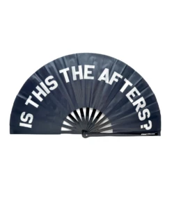 Is This The Afters? Hand Fan