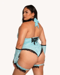 Jami Jones X IHR Lace Me Up Bodysuit 10 Jami Jones X IHR Lace Me Up Bodysuit -Iheartraves Sale Store Jami Jones x iHR Lace Me Up Bodysuit C1 Back