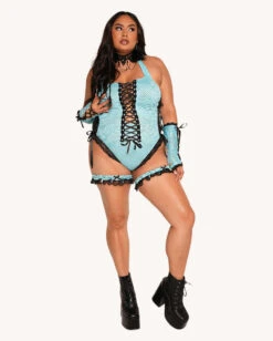 Jami Jones X IHR Lace Me Up Bodysuit 11 Jami Jones X IHR Lace Me Up Bodysuit -Iheartraves Sale Store Jami Jones x iHR Lace Me Up Bodysuit C1 Full