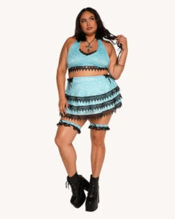 Jami Jones X IHR Lace Me Up Skirt 13 Jami Jones X IHR Lace Me Up Skirt -Iheartraves Sale Store Jami Jones x iHR Lace Me Up Halter Top C1 Full e8a1034c eb92 4e77 b5ee ddbb7edf4c21