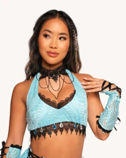 Jami Jones X IHR Lace Me Up Halter Top