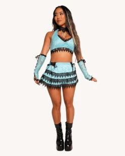 Jami Jones X IHR Lace Me Up Skirt 9 Jami Jones X IHR Lace Me Up Skirt -Iheartraves Sale Store Jami Jones x iHR Lace Me Up Halter Top Full d374a687 b420 4df7 9a64 6fa23693195e