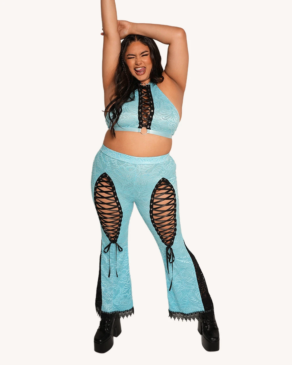 Jami Jones X IHR Lace Me Up O-Ring Top 7 Jami Jones X IHR Lace Me Up O-Ring Top - Image 7