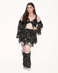 Lace Flowerfields Stretch Pixie Hem Top -Iheartraves Sale Store Lace Flowerfields Pixie Hem Top C1 Full 810c2444 8b02 49ca 8d49 cca84d5016a0