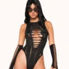 Let's Get It Started Bodysuit -Iheartraves Sale Store Let s Get It Started Bodysuit Front