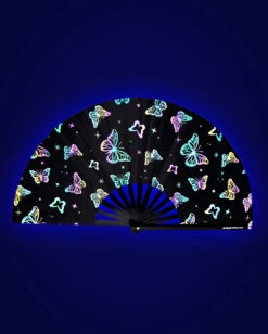 Lucid Flight Rainbow Reflective Hand Fan